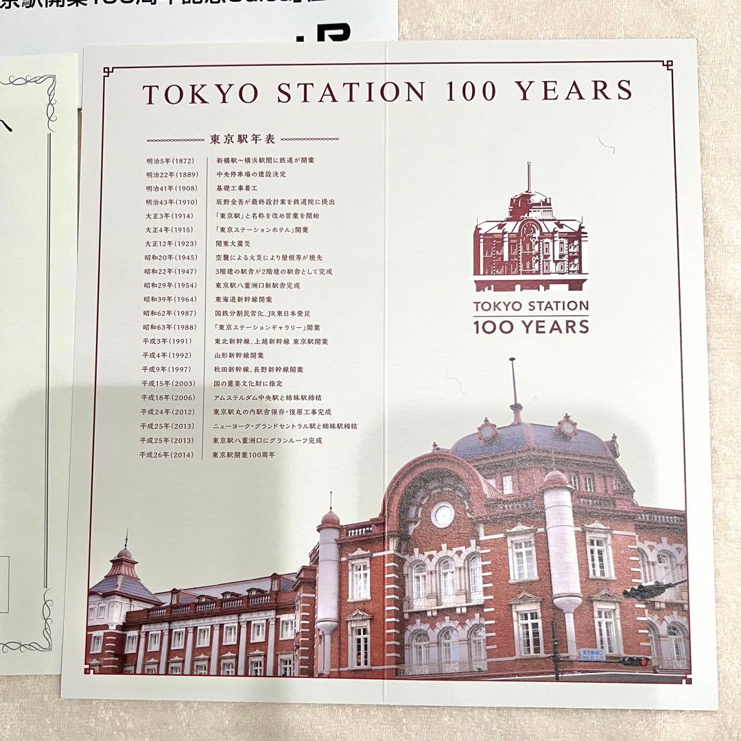 東京駅開業 100周年記念 Suica スイカ 封筒 案内文 パッケージ付