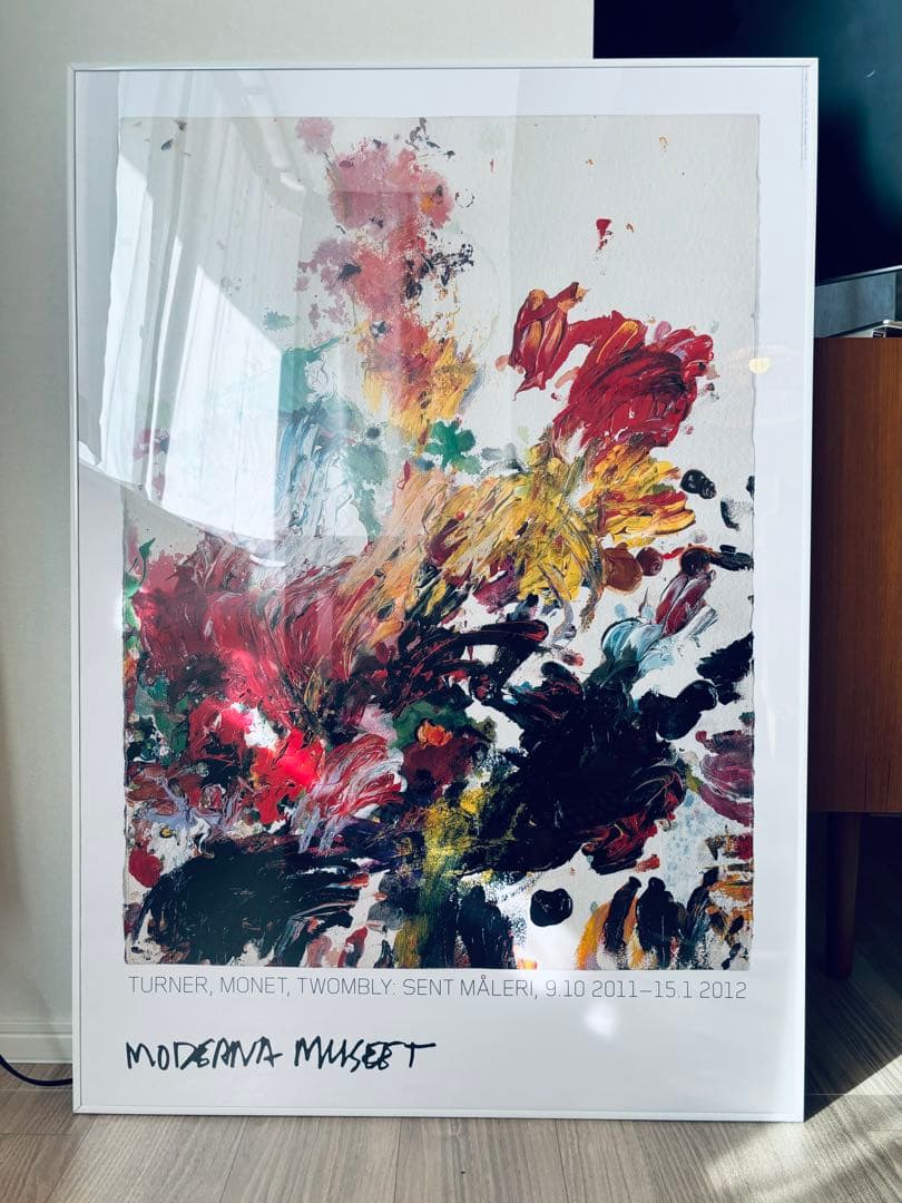 新品正規品 サイ・トゥオンブリー Cy Twombly レアポスター特注額装付き 世界屈指のアートギャラリーより。Cy Twombly サイトゥオンブリー