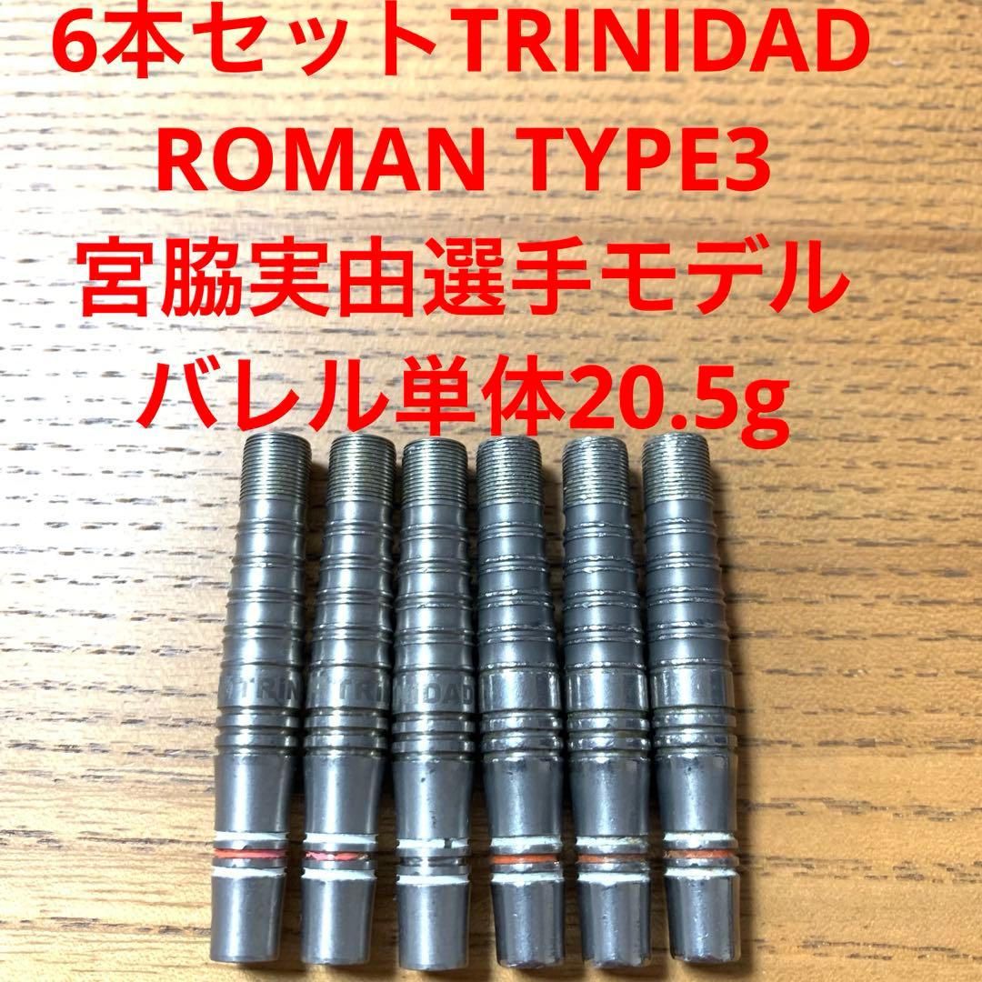6本セット宮脇実由TRINIDADトリニダードRomanローマン3定価23998 トリニダード ローマン3 宮脇実由 TRiNiDAD Roman3 ダーツ バレル