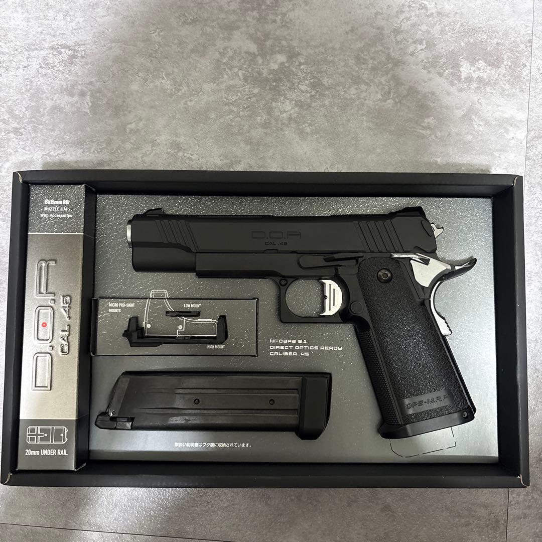D.O.R CAL.45 ガスガン ハイキャパ D.O.R ガスガン 東京マルイ エアガン レビュー