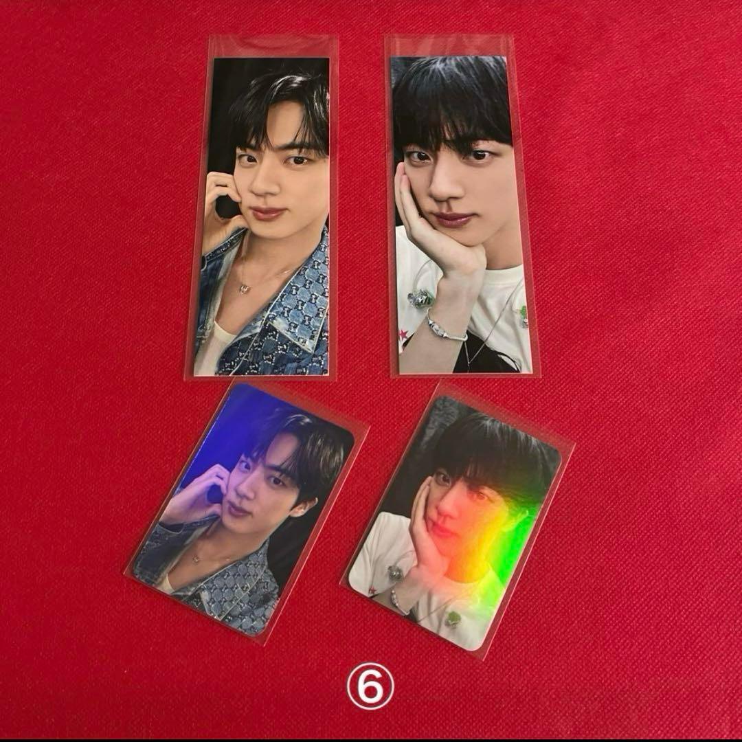BTS ロングステッカー・ステッカー・ホログラム両面フォトカード♡Jin