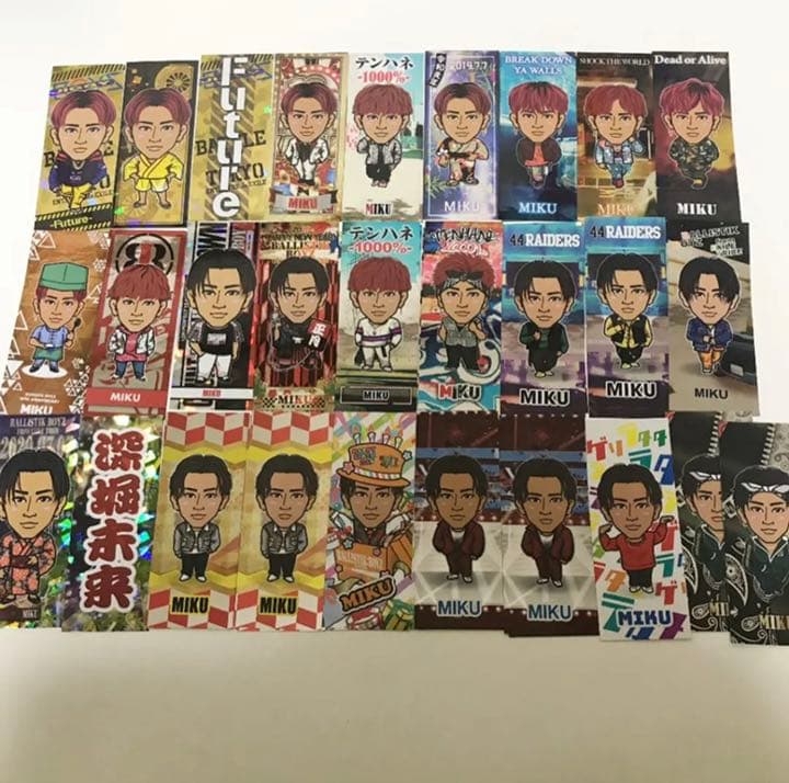 千社札　深堀未来　コンプセット　BALLISTIKBOYS BOT BALLISTIK BOYZ 深堀未来 アクスタ BOTカード セットの通販 by 619｜ラクマ