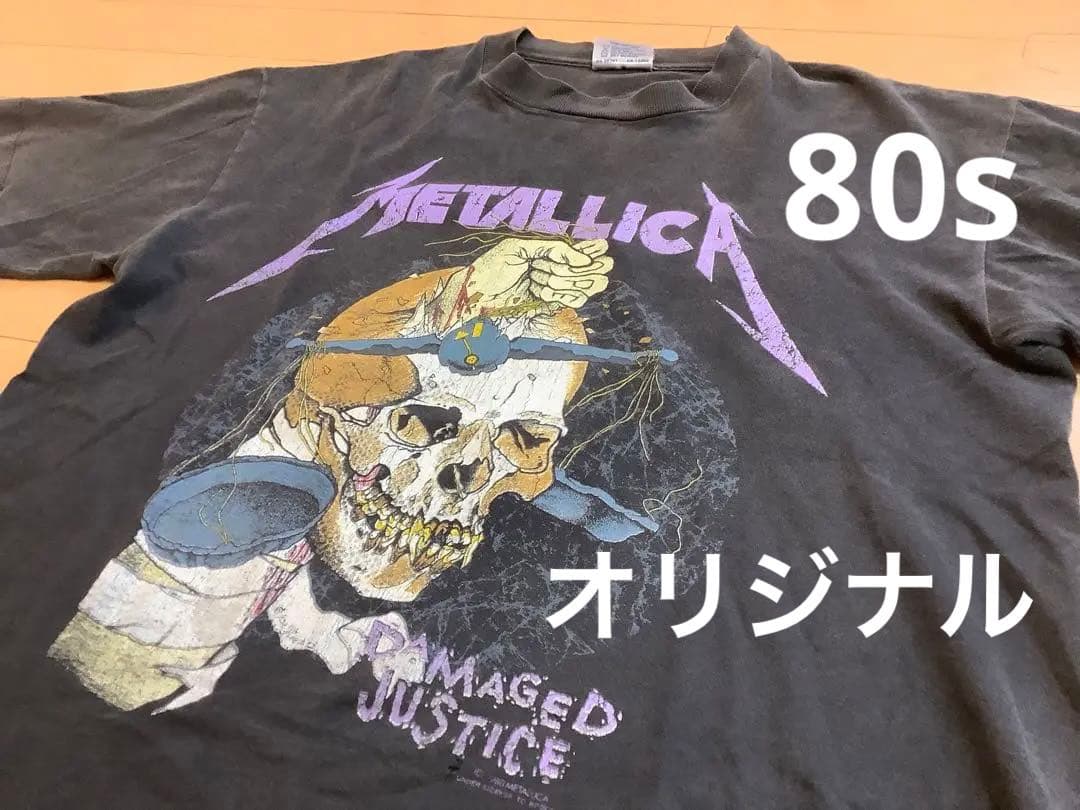 80s METALLICA メタリカ ヴィンテージバンドT BROCKUM - メルカリ