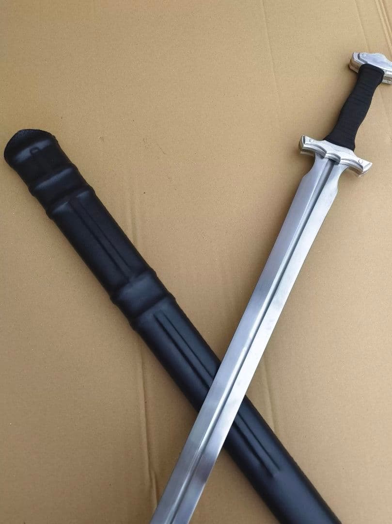 銀魂 バイキングの剣 古兵器 武具 手鍛造打 西洋剣 長剣【希少】高級