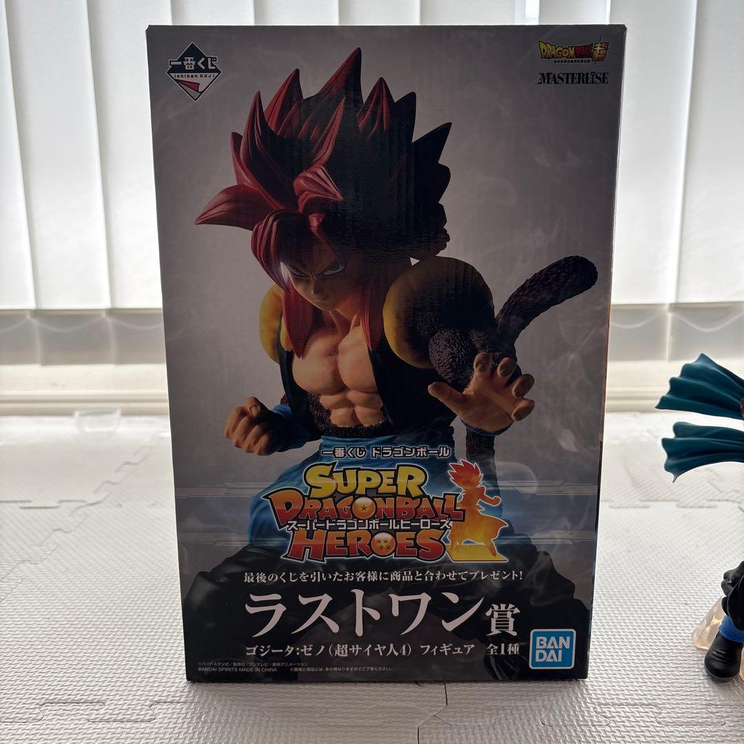 ドラゴンボールヒーローズ1番くじラストワン賞ゴジータゼノ - メルカリ