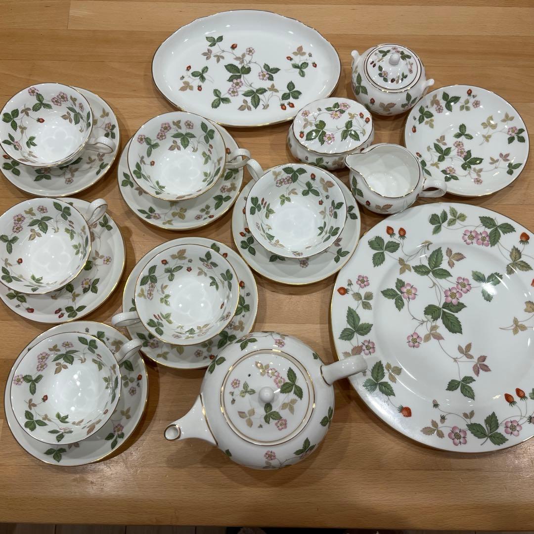 い*引様  ワイルドストロベリーセット 楽天市場】【紅茶セット付き】 ウェッジウッド 蓋つきマグ L 500ml
