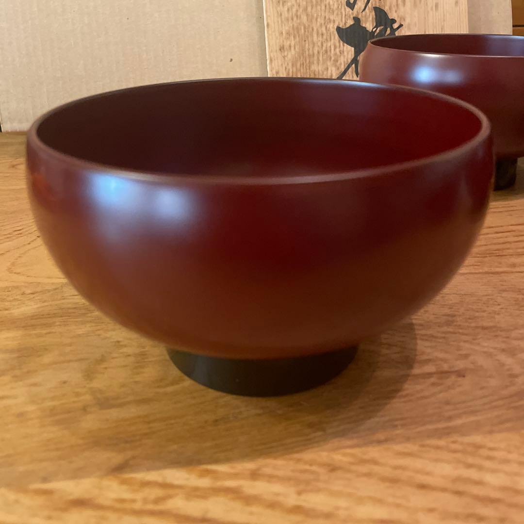 越前塗り　古代朱　どんぶり　5セット 楽天市場】福梅茶托（古代朱）5枚セット 宮内庁御用達 木合 日本製
