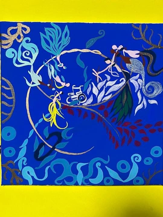 絵画　人魚 Amazon.co.jp: 美しい人魚 - キャンバスプリントウォールアート