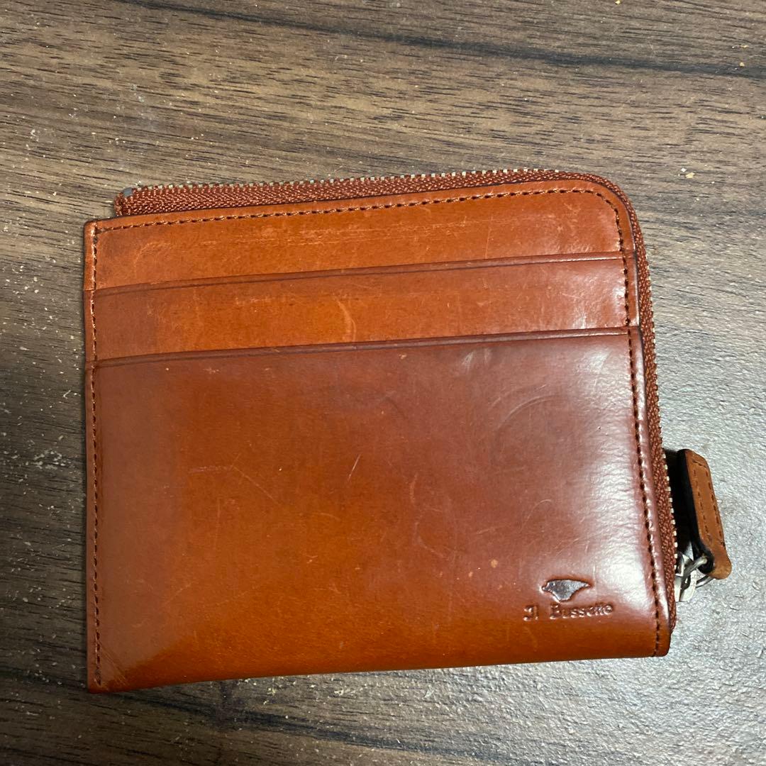 il Bisonte ブラウン ミニ財布 IL BISONTE（イルビゾンテ） 国内正規取扱店 カードケース ミニ財布