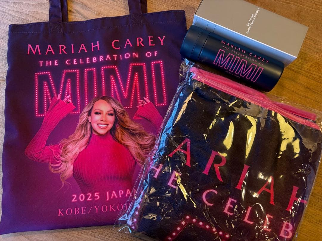 MARIAH CAREY 2025JAPAN /GOLD特典/3点セット MARIAH CAREY公演 GOLD指定席チケット特典グッズ公開！】 来週から