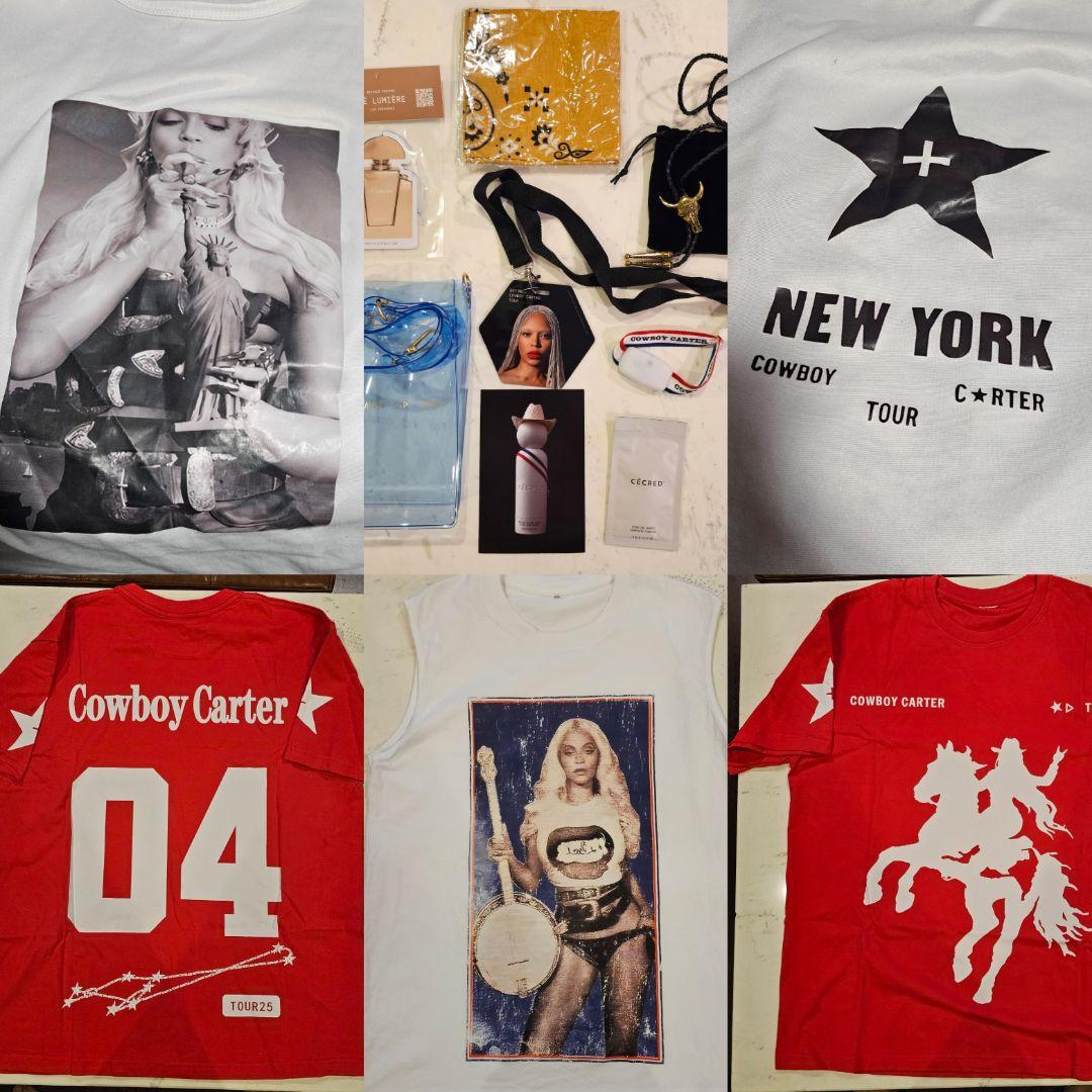 ビヨンセ COWBOY CARTER ツアーグッズ＋未使用Tシャツ3枚 ビヨンセ COWBOY CARTER ツアーグッズ＋未使用Tシャツ3枚 - メルカリ
