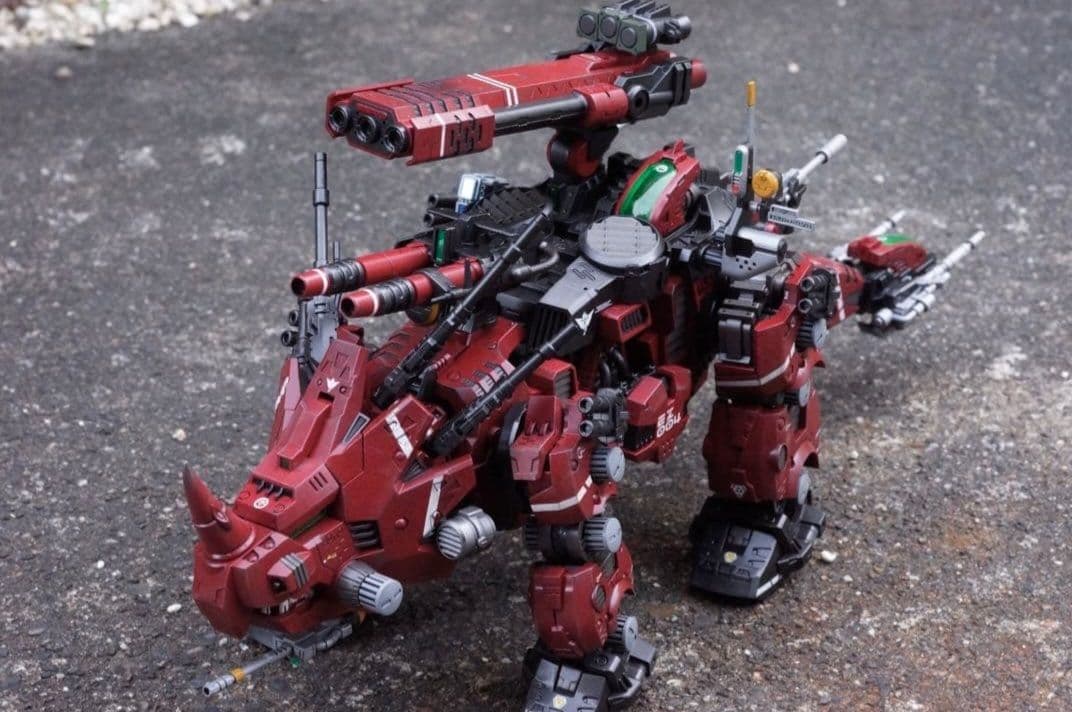 ゾイド HMM レッドホーン 完成品 まるで要塞！！ HMMゾイド レッドホーン マーキングプラスver