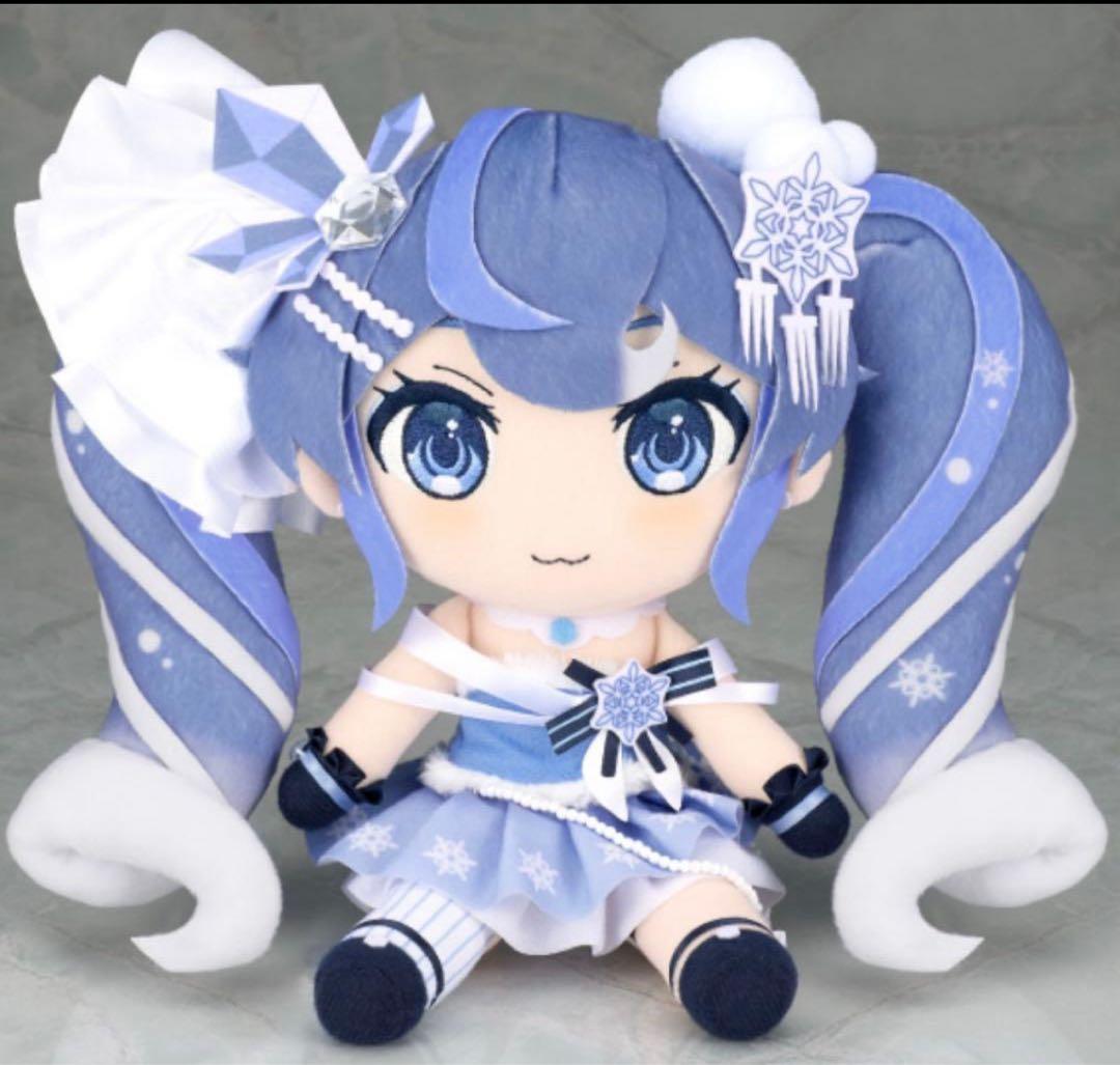雪ミク　2025 GIFTぬいぐるみ 雪ミクぬいぐるみ Glowing Snow Ver. | グッズメーカーGift