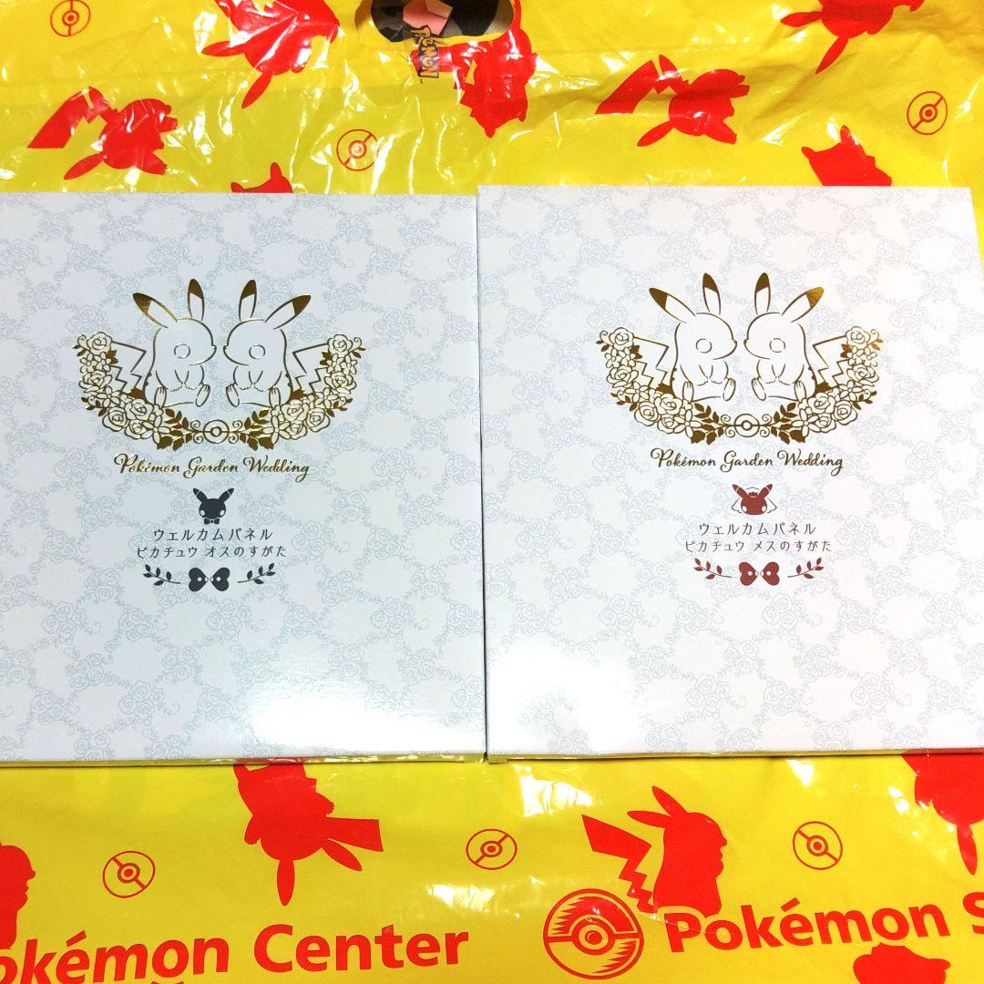 ウェルカムパネル ポケモン ピカチュウ オスメスセット - メルカリ