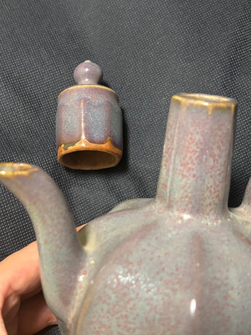 中国古美術品 宋代 鈞窯 执壺 ポット 高さ約22cm - メルカリ