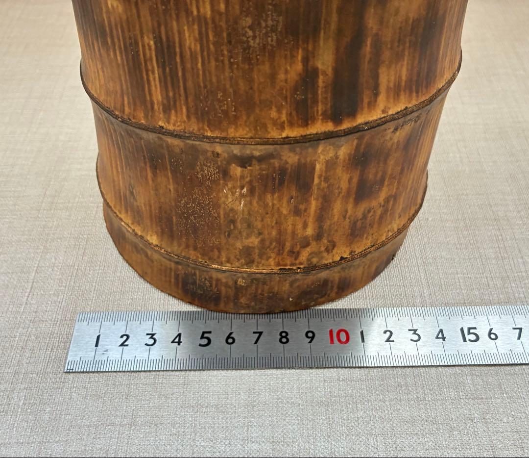 天然竹 花器 大型32cm 和モダン 竹花瓶 飾 - メルカリ