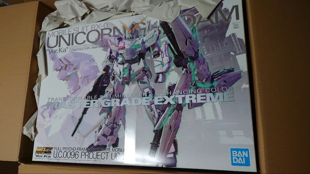 MGEX 機動戦士ガンダムUC ユニコーンガンダム Ver.Ka MGEX ユニコーンガンダムVer.Ka レビューその1