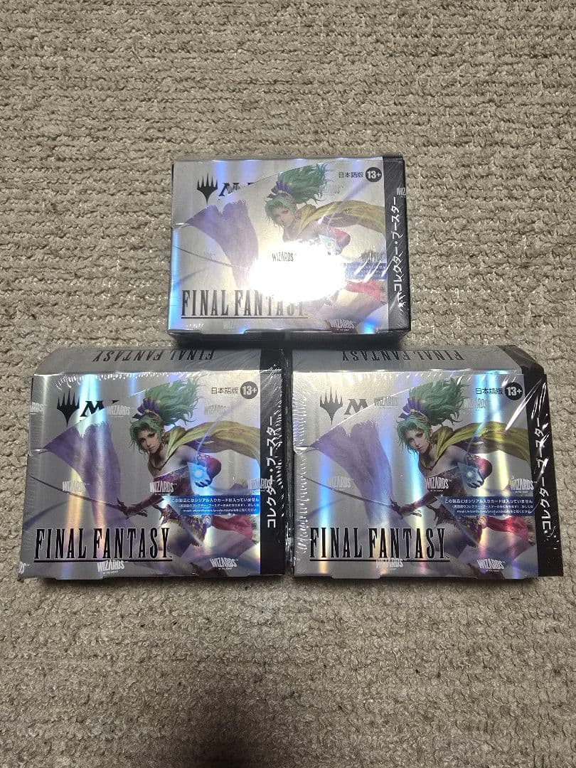 MTG FINAL FANTASY コレクターブースター 日版 未開封 3BOX FINAL FANTASY MTG コレクターブースターサンプルパック 3パック FINAL