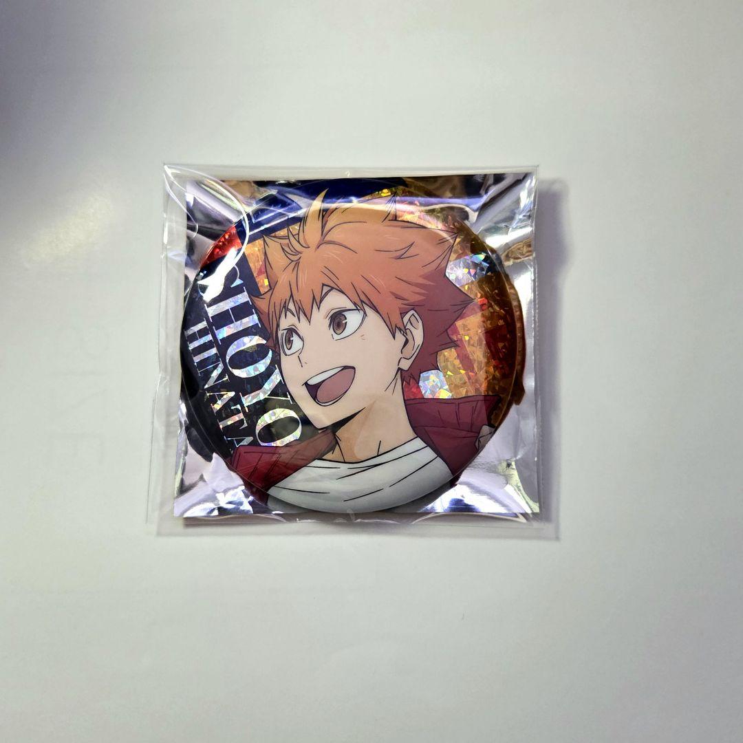 ハイキュー!! 缶バッジビスケット日向翔陽 ホログラム缶バッジ - メルカリ