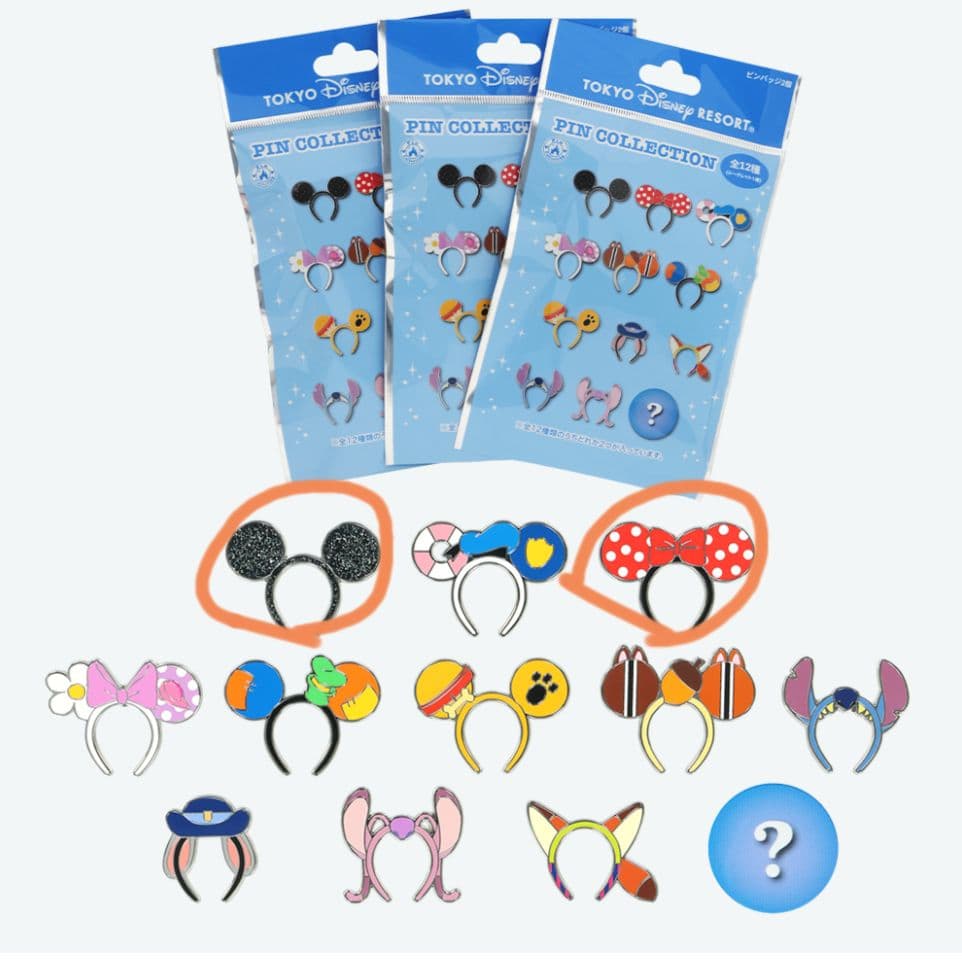 東京ディズニーリゾート ピンコレクション 2個セット（ミッキー