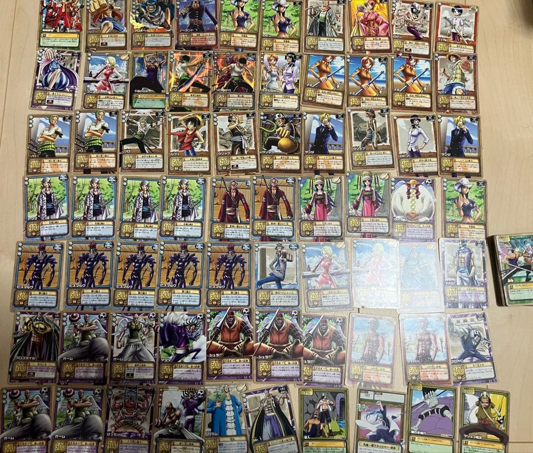 旧ワンピース カードダスハイパーバトル 1999-2002まとめ売り100枚以上