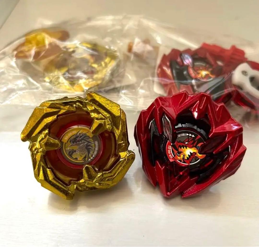 互換品】コバルトドレイクゴールド ドランバスターレッド ベイブレード