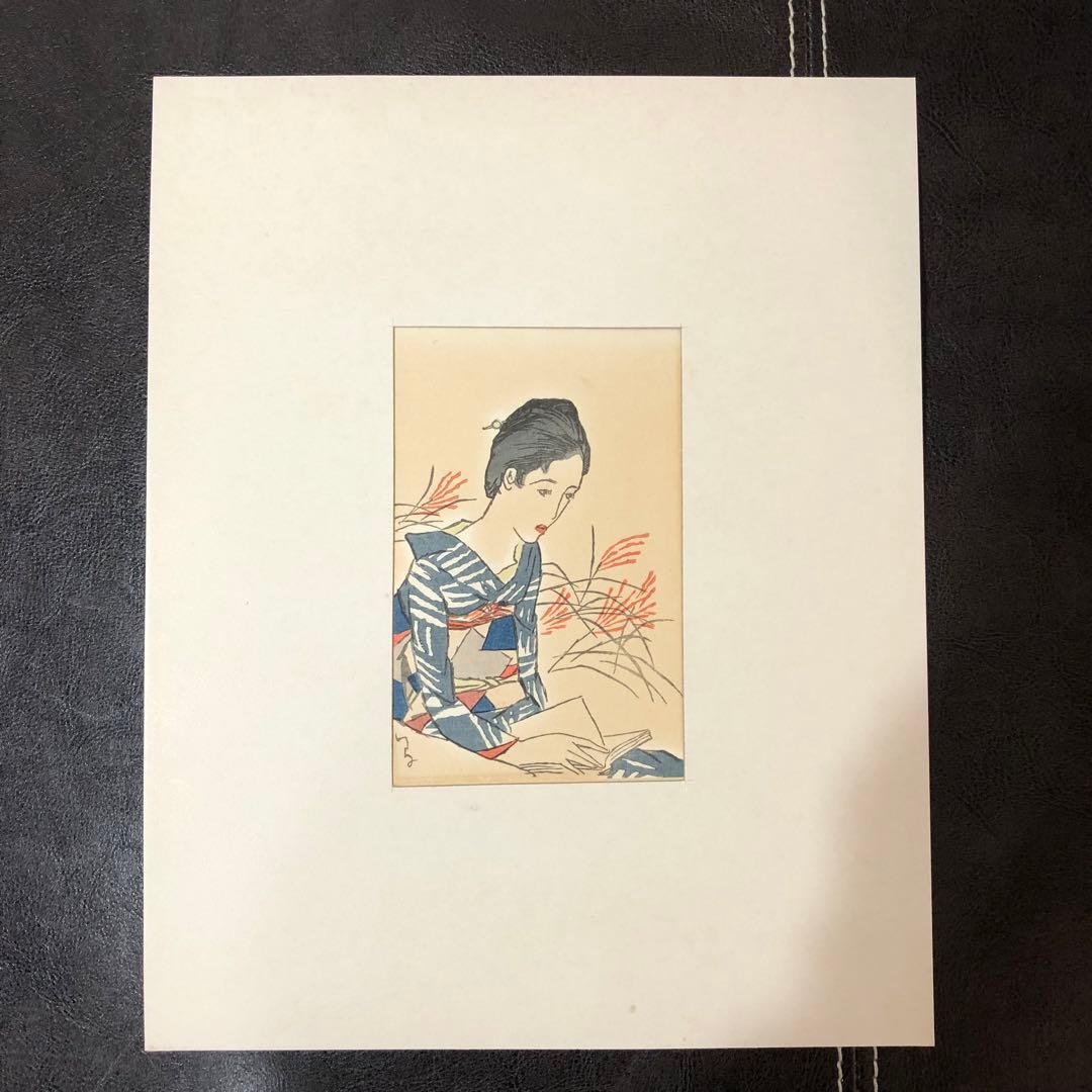竹久夢二　木版画　秋の空 絵画》竹久 夢二 秋雲流れて - 絵画や壁掛け販売｜日本唯一の風景専門