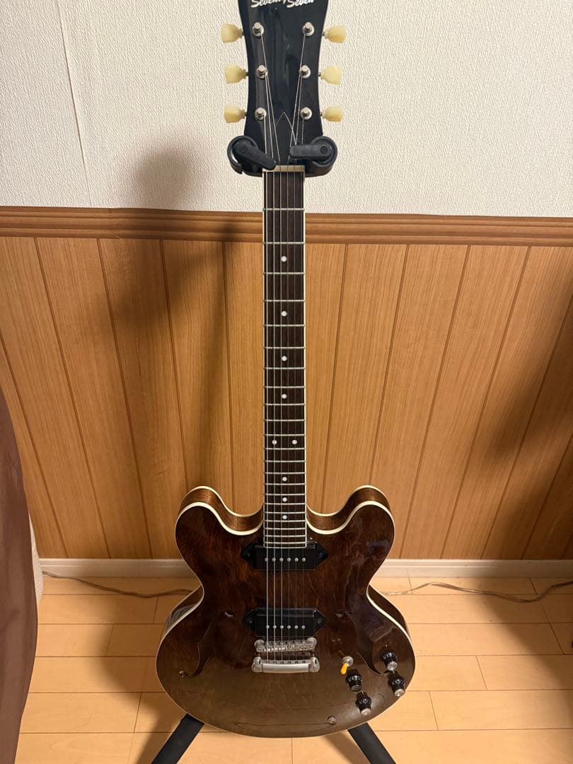 EXRUBATO-STD/S-JT セミアコ SeventySeven Guitars EXRUBATO-STD/S-JT ABR セミアコ ジャパン