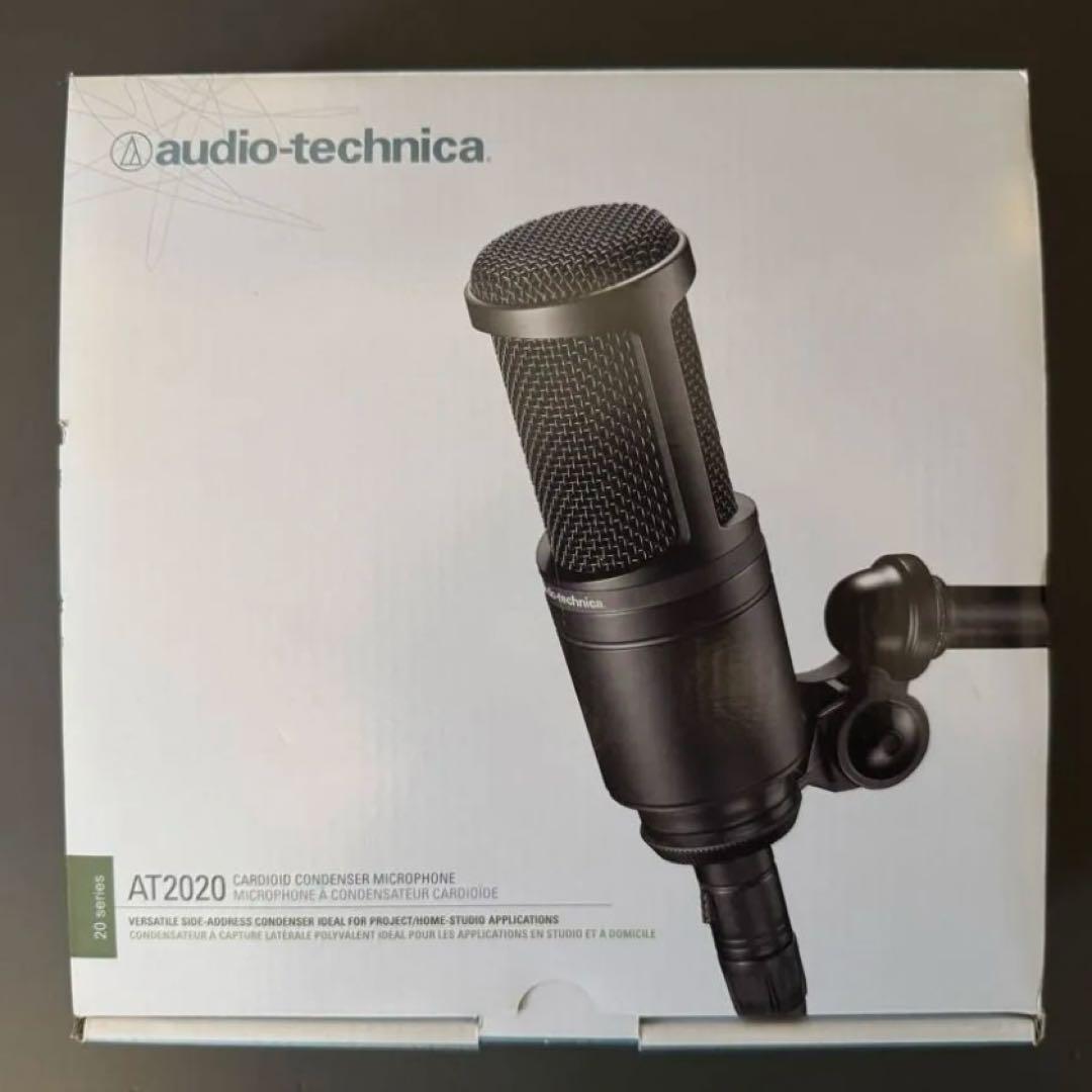 audio-technica AT2020 コンデンサーマイクオーディオテクニカ AUDIO-TECHNICA オーディオテクニカ AT2020 コンデンサーマイク 金属製