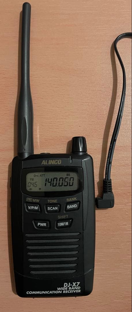 ALINCO DJ-X7 薄型のワイドバンドレシーバー - メルカリ