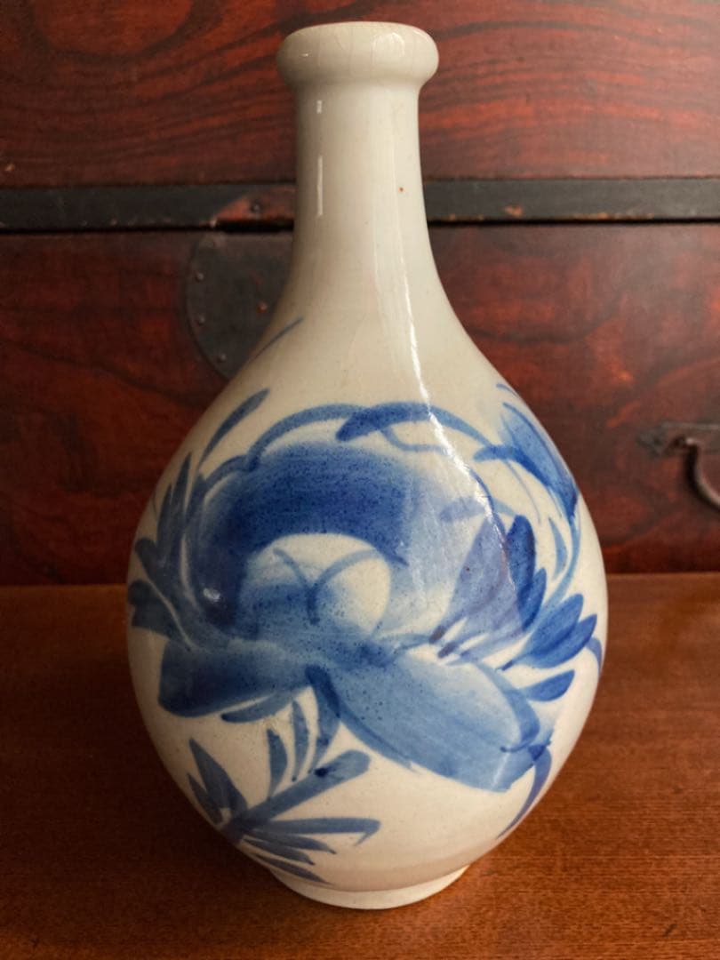 2点おまとめ】染付 徳利 酒器 花瓶 古伊万里 骨董 時代物 - メルカリ