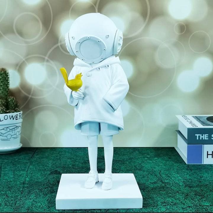 バンクシー　フィギュア　Banksy バンクシー フィギュア 花束を投げる男 インテリア 【新品】Banksy