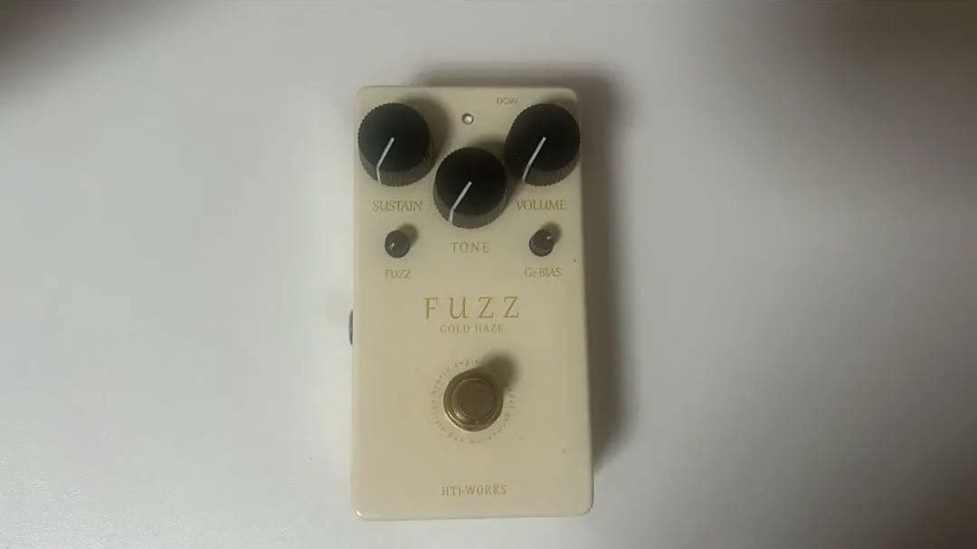 HTJ-WORKS GOLD HAZE FUZZ 限定クリーム色ディストーション