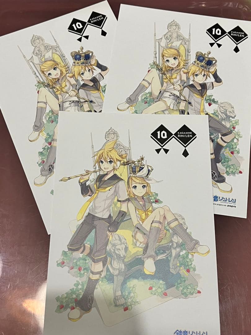 鏡音レン リン 10th Anniv 2017 ポストカード 3枚セット - メルカリ