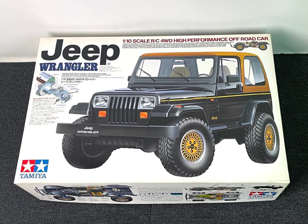 タミヤ 58141 1/10 電動RC 4WD ジープ ラングラー モーター付き - メルカリ