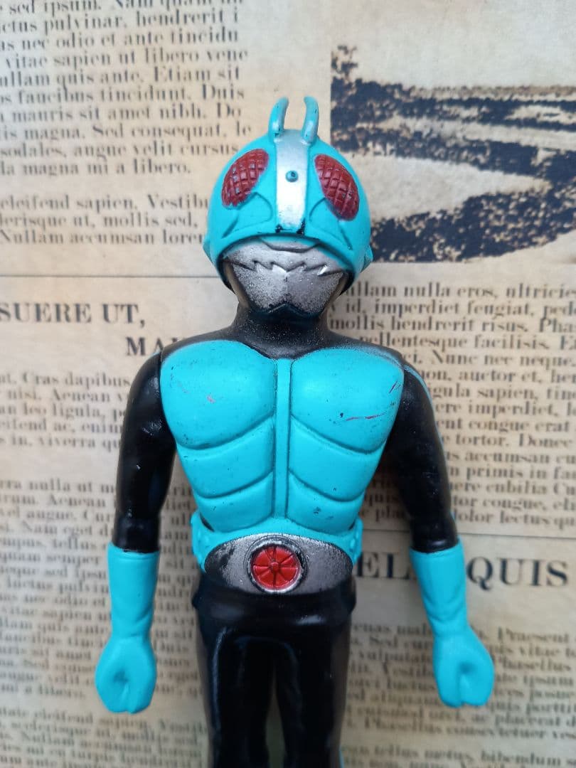 当時物 仮面ライダー ソフビ ポピー 号ライダー - メルカリ