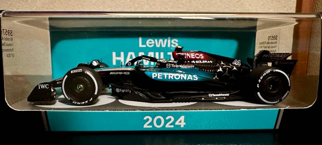 スパーク 1/43 メルセデスW15 シンガポールGP 2024 L.ハミルトン メルセデスW15 スパーク シンガポールGP L.ハミルトン 2024 1/43