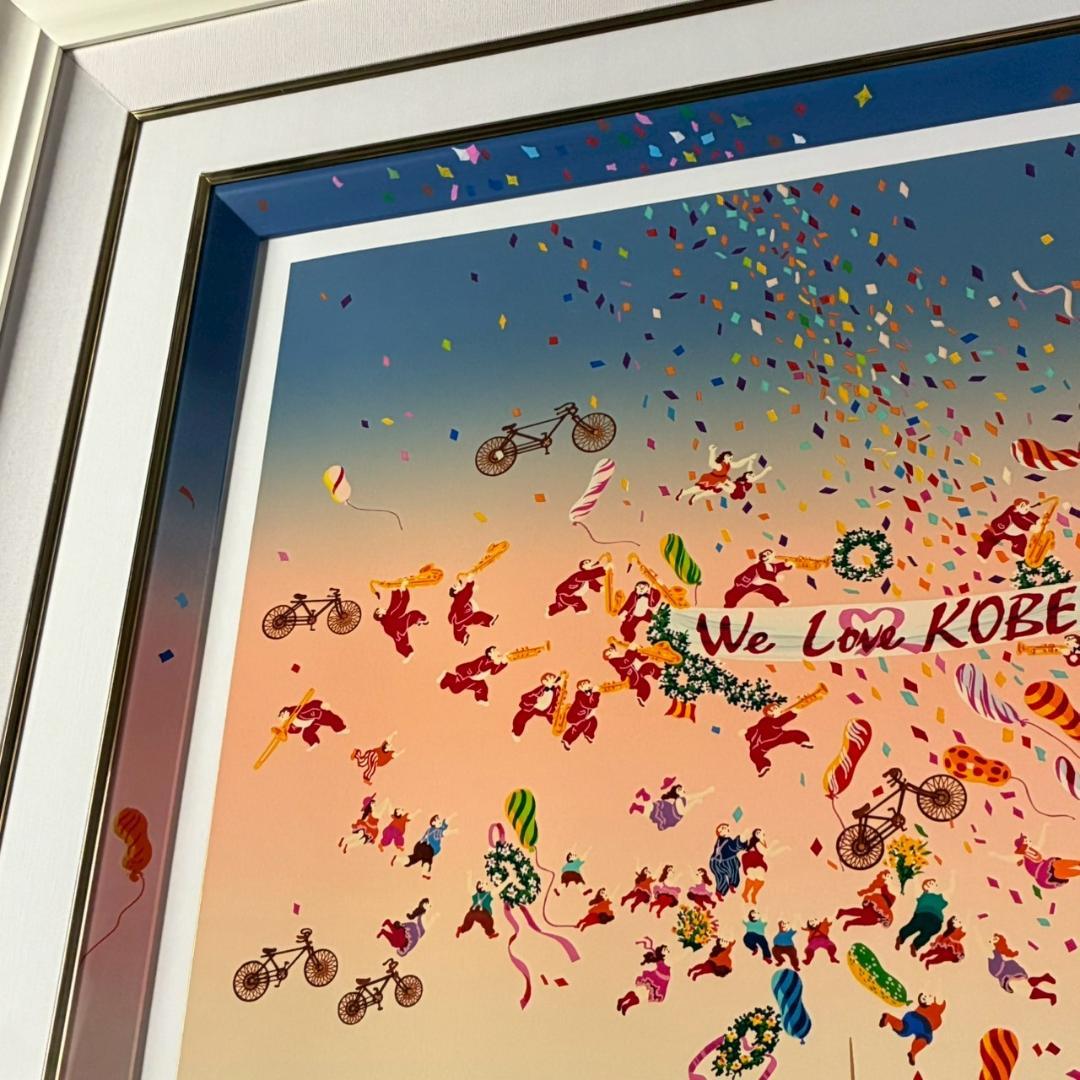 美品 ヒロ・ヤマガタ「ジャズフェスティバル」大作シルクスクリーン