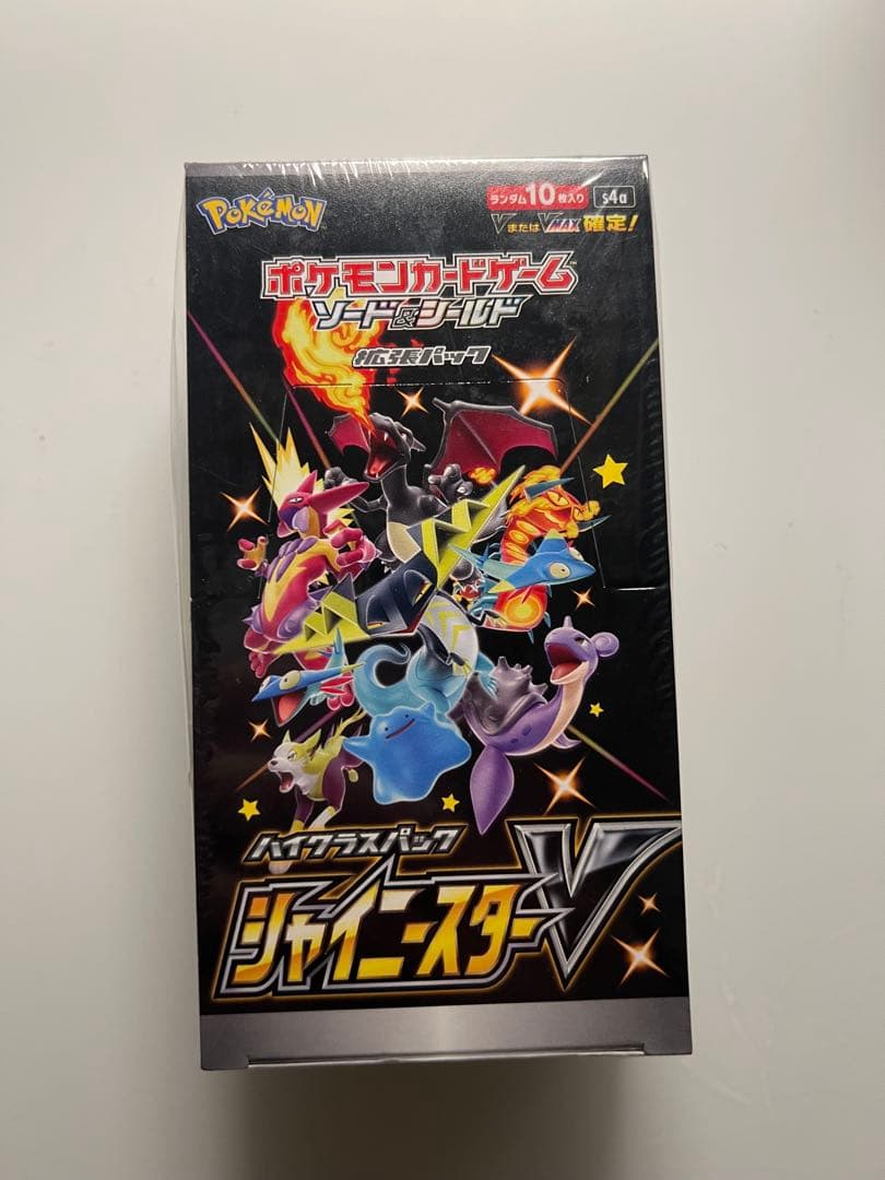 ポケモンカード シャイニースターv 6box 新品未開封 シュリンク付き