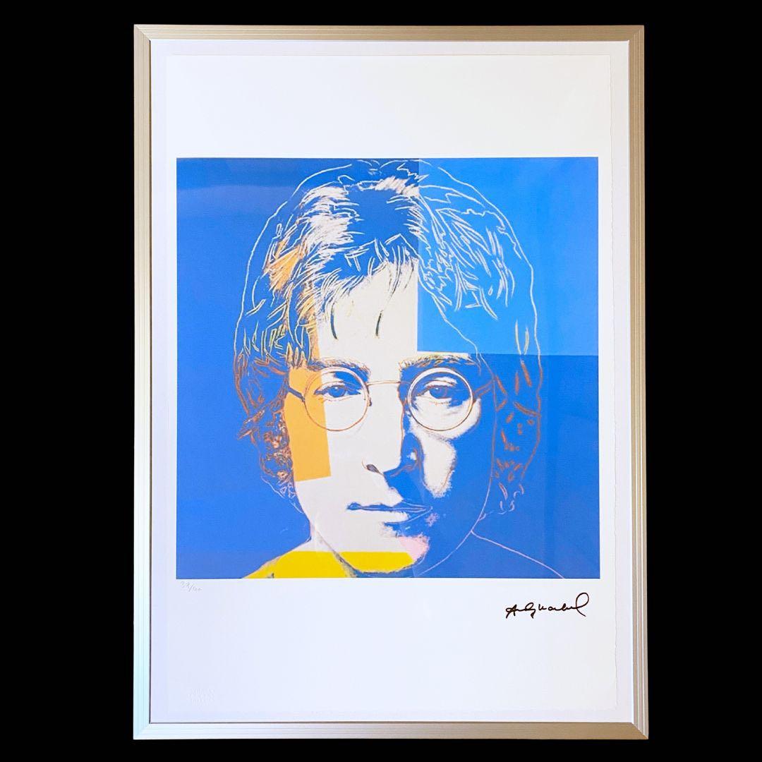 【模写】貴重 世界限定100枚 アンディ・ウォーホル ジョン・レノン リトグラフ Yahoo!オークション -「ジョンレノン リトグラフ」の落札相場・落札価格