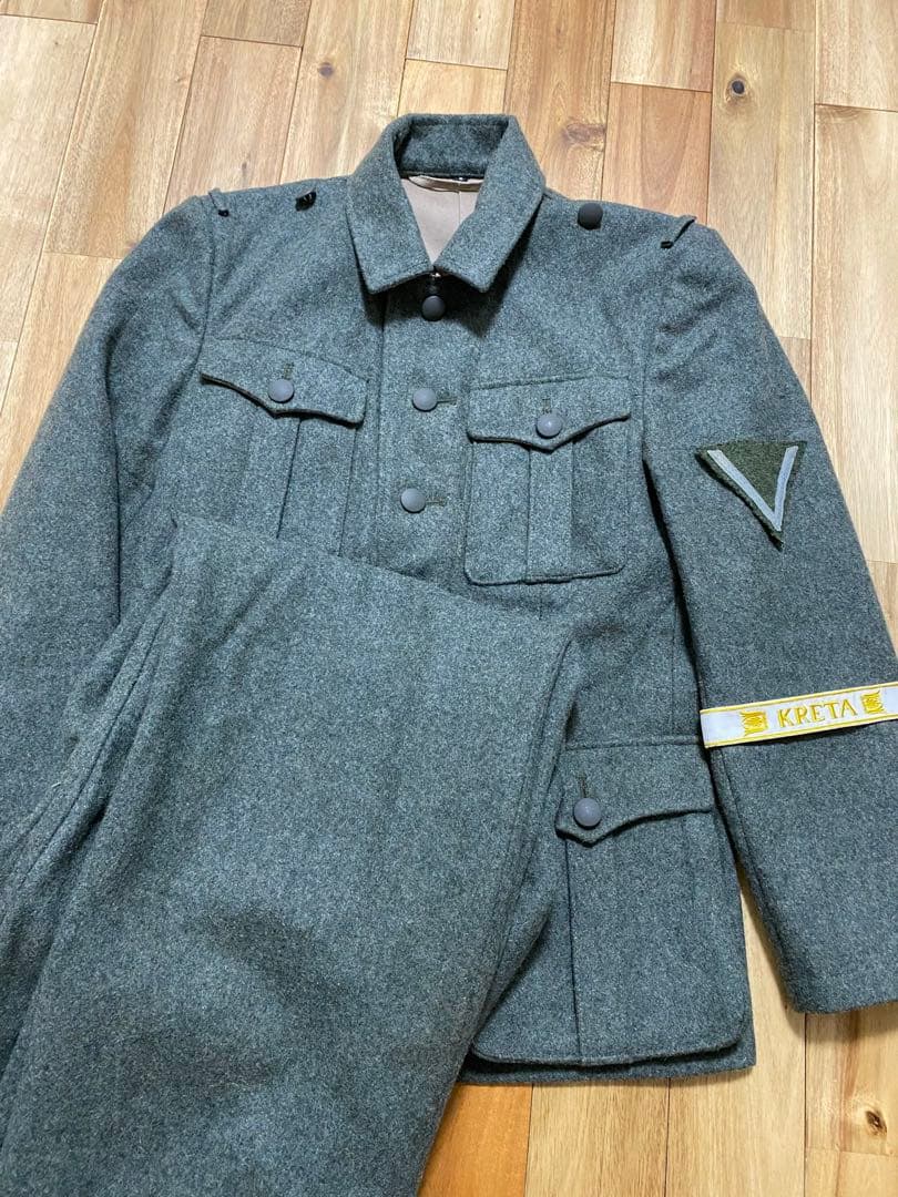 ww2 ドイツ軍 M40 ウール野戦服 上下セット Amazon | 第二次世界大戦 ドイツ軍 国防軍 陸軍 M40 兵士用 夏用 HBT