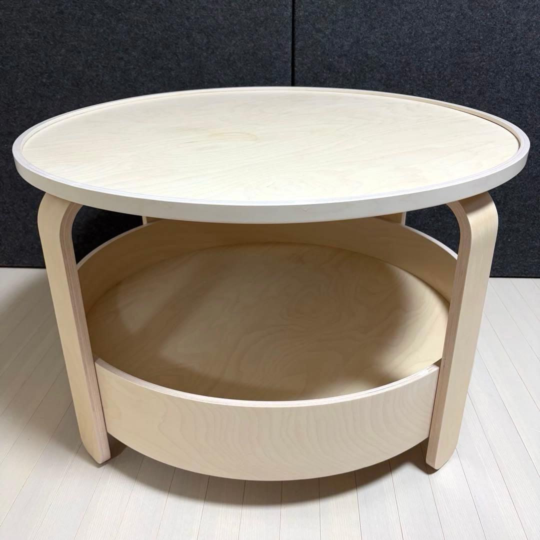 IKEA BORGEBY ボルゲビー コーヒーテーブル バーチ材 丸テーブル