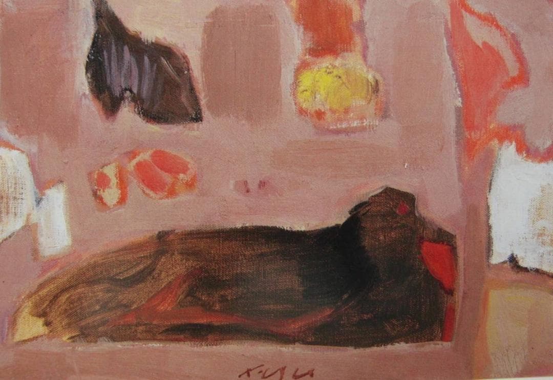 脇田 和、「鳥」、希少画集・額装画、日本製・新品額縁にて額装致します 脇田和「鳥と彼岸花」 | 山田書店美術部オンラインストア