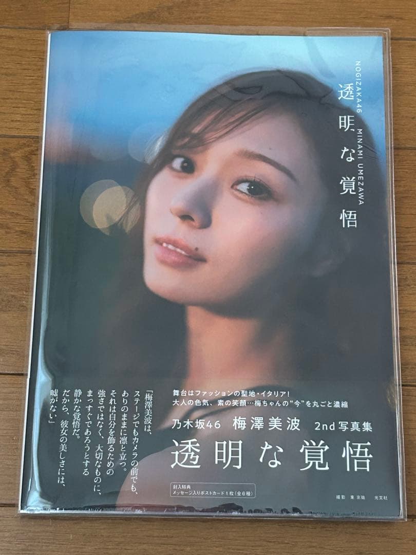 乃木坂46 梅澤美波 2nd写真集 透明な覚悟 ポストカード 応募券無し