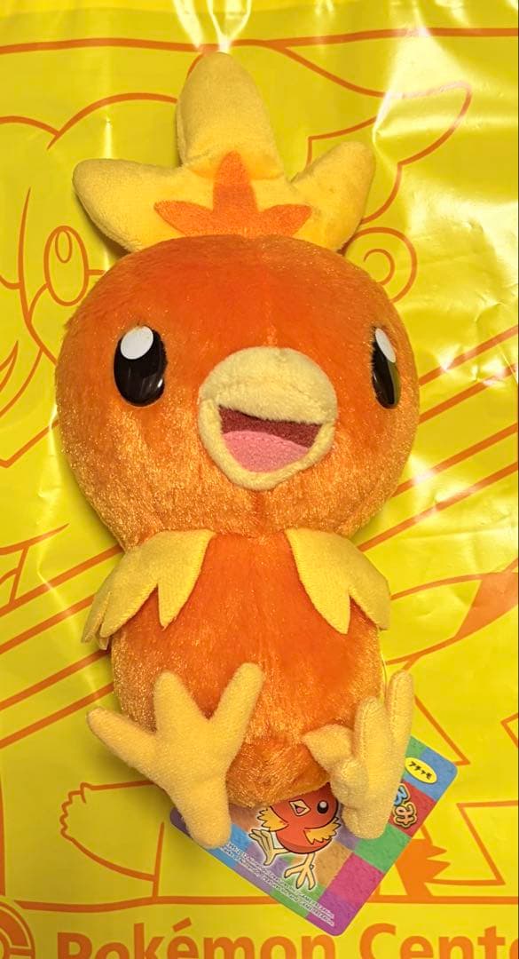 美品・タグ付】ポケモンセンター アチャモ ぬいぐるみ 2012年 - メルカリ