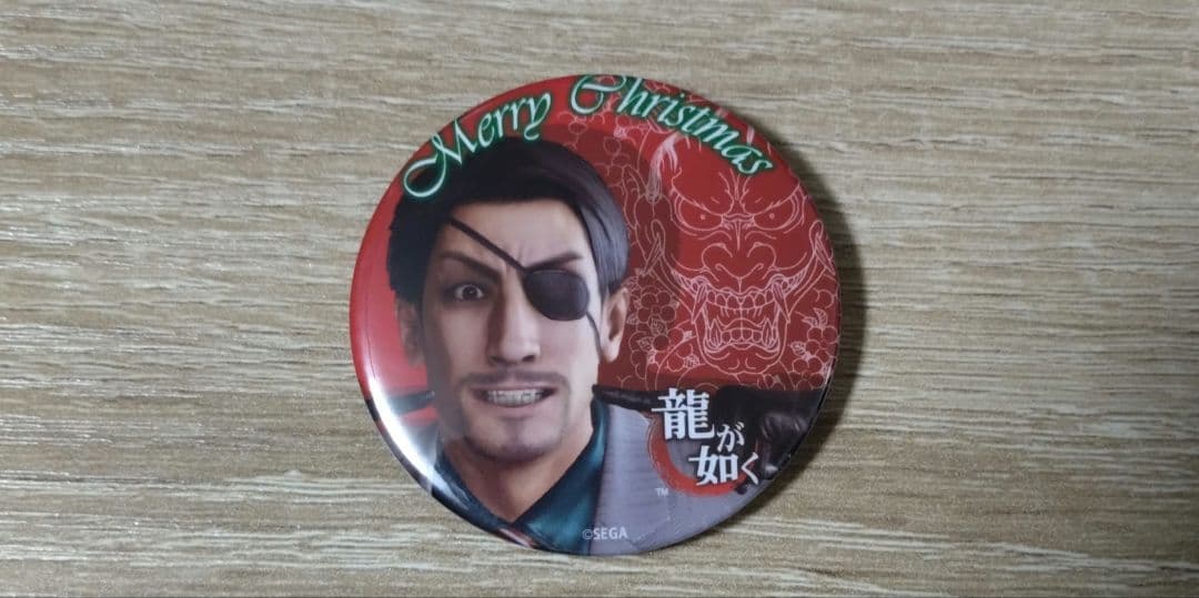 【おまけ付き】龍が如く　プリロール　缶バッジ　真島吾朗 龍が如く』まさかの“真島吾朗”しか当たらないオンラインくじが本日（4