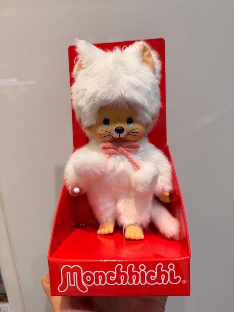 ☆*☆様 EU限定モンチッチ 白い猫 ぬいぐるみ　セキグチ レア◇ EU限定 モンチッチ white cat ネコ 白いネコ 日本未発売 - メルカリ