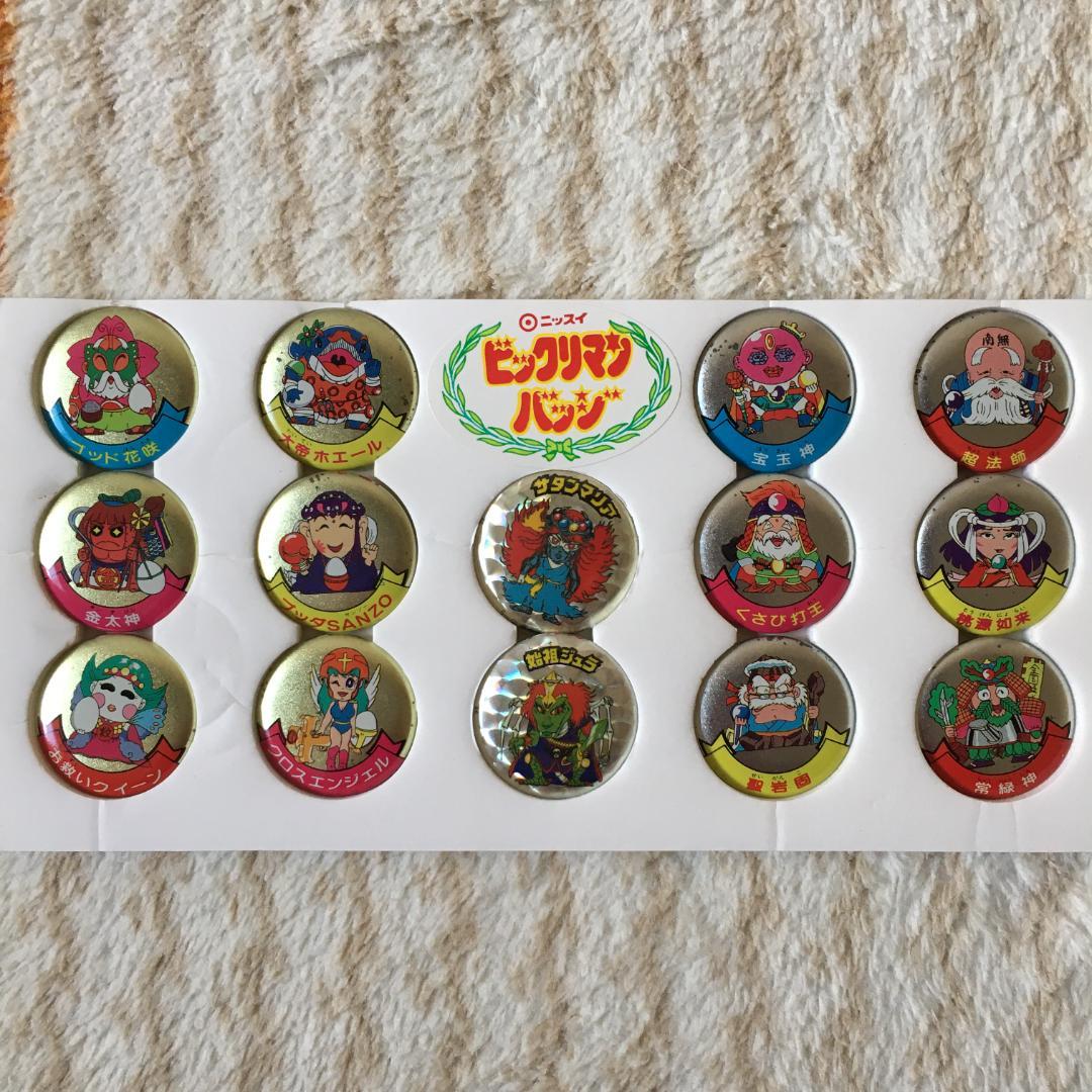 ビックリマン 缶バッジ 70個セット ニッスイ - メルカリ