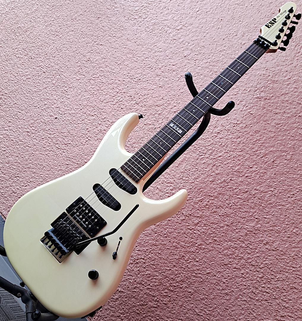 ■ESP the Mirage ミラージュ Floyed Rose Duncan ESP Mirage Deluxe Custom Electric Guitar Natural Grain Wood Floyd