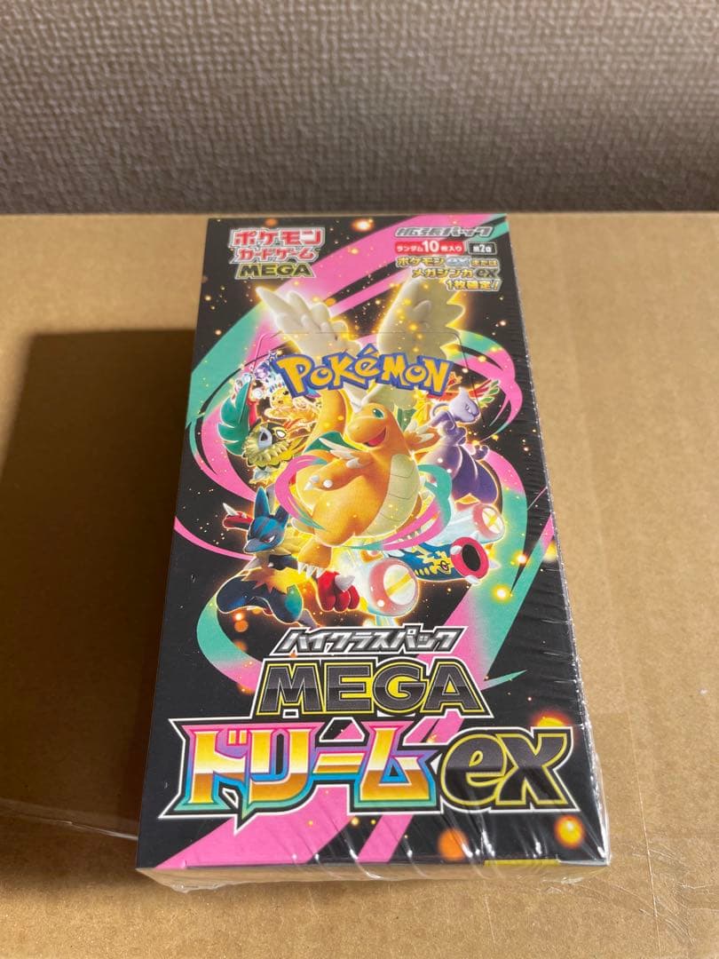 新品未開封 ポケモンカードゲーム MEGAドリームex シュリンク付 1BOX ポケモンカードゲーム MEGAドリームex BOX MEGA ハイクラスパック 未